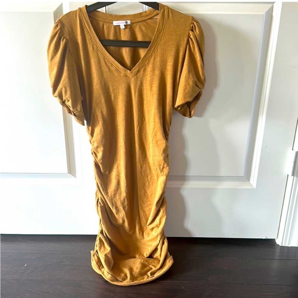 Sundry Mustard yellow dress